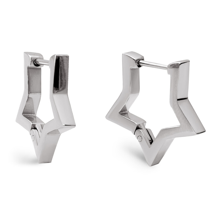 Orecchino Superstar in Acciaio