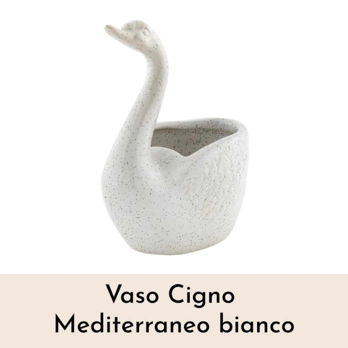Porta piante Cigno Mediterraneo