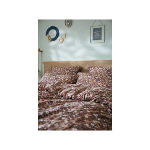 Lot de 2 taies d'oreiller 60x60 cm en gaze de coton - CAPUCINE