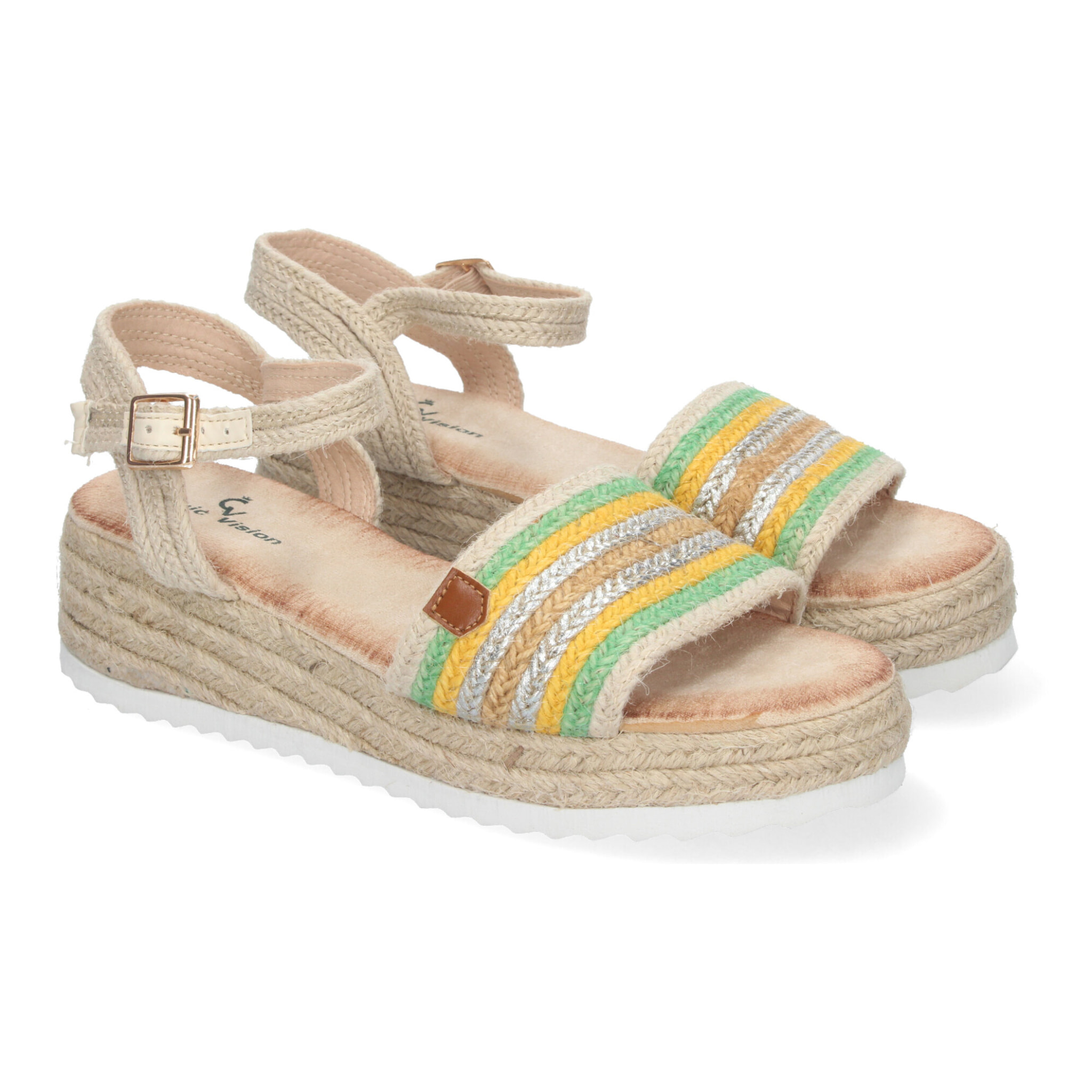 Sandalias para mujer de Verano con Cuña de Yute