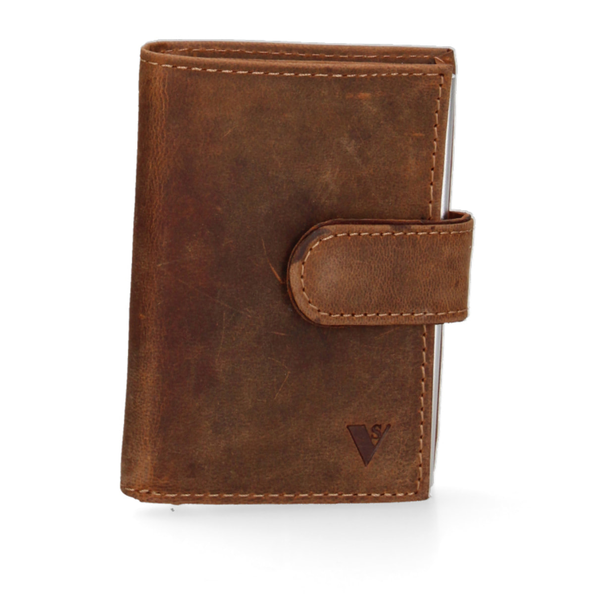 Portafoglio  da uomo In Vera pelle Made in Italy 7x10x2,5 cm