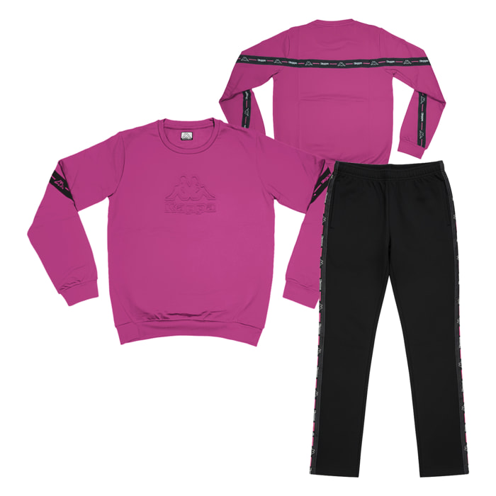 Tuta Bimba KAPPA 3 - 7 Anni Cotone Felpato