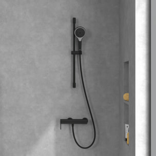 Mitigeur mécanique douche Loop & Friends Noir mat