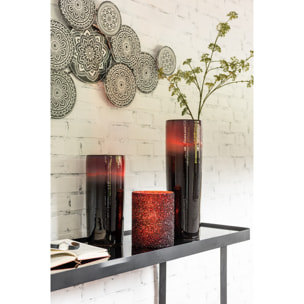 J-Line vase Bord - céramique- rouge/noir - small