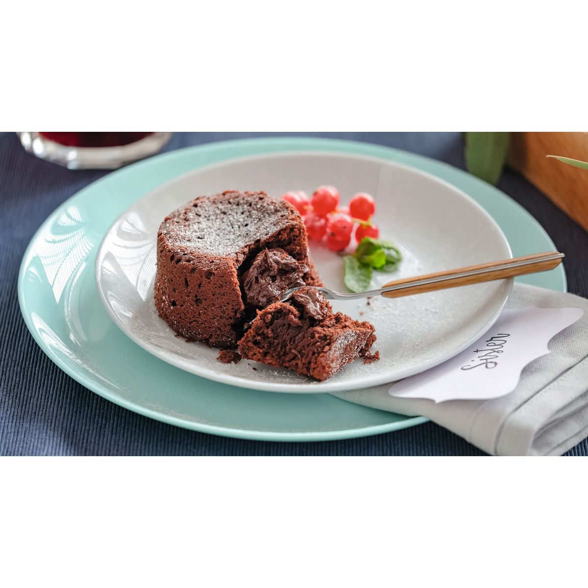6 platos de postre grises 19 cm Diwali - Luminarc