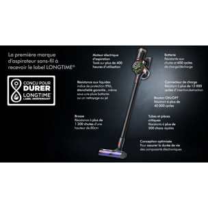 Aspirateur sans fil V8 Cyclone