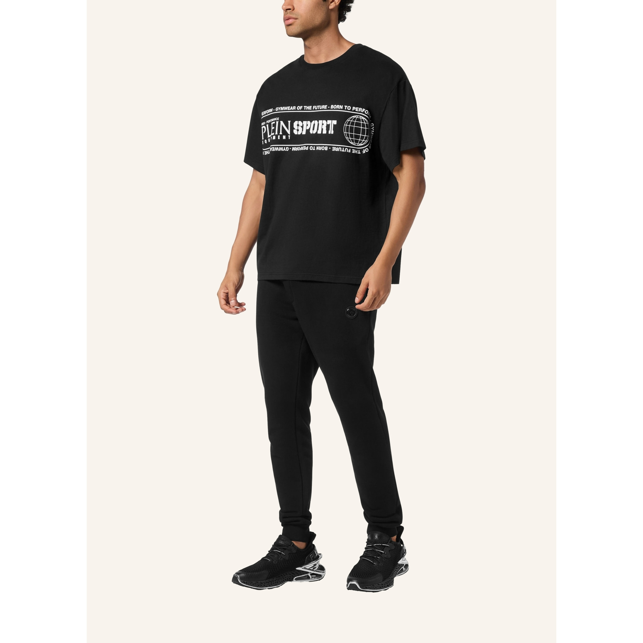 PLEIN SPORT Camiseta Cuello Redondo Ss LOGO