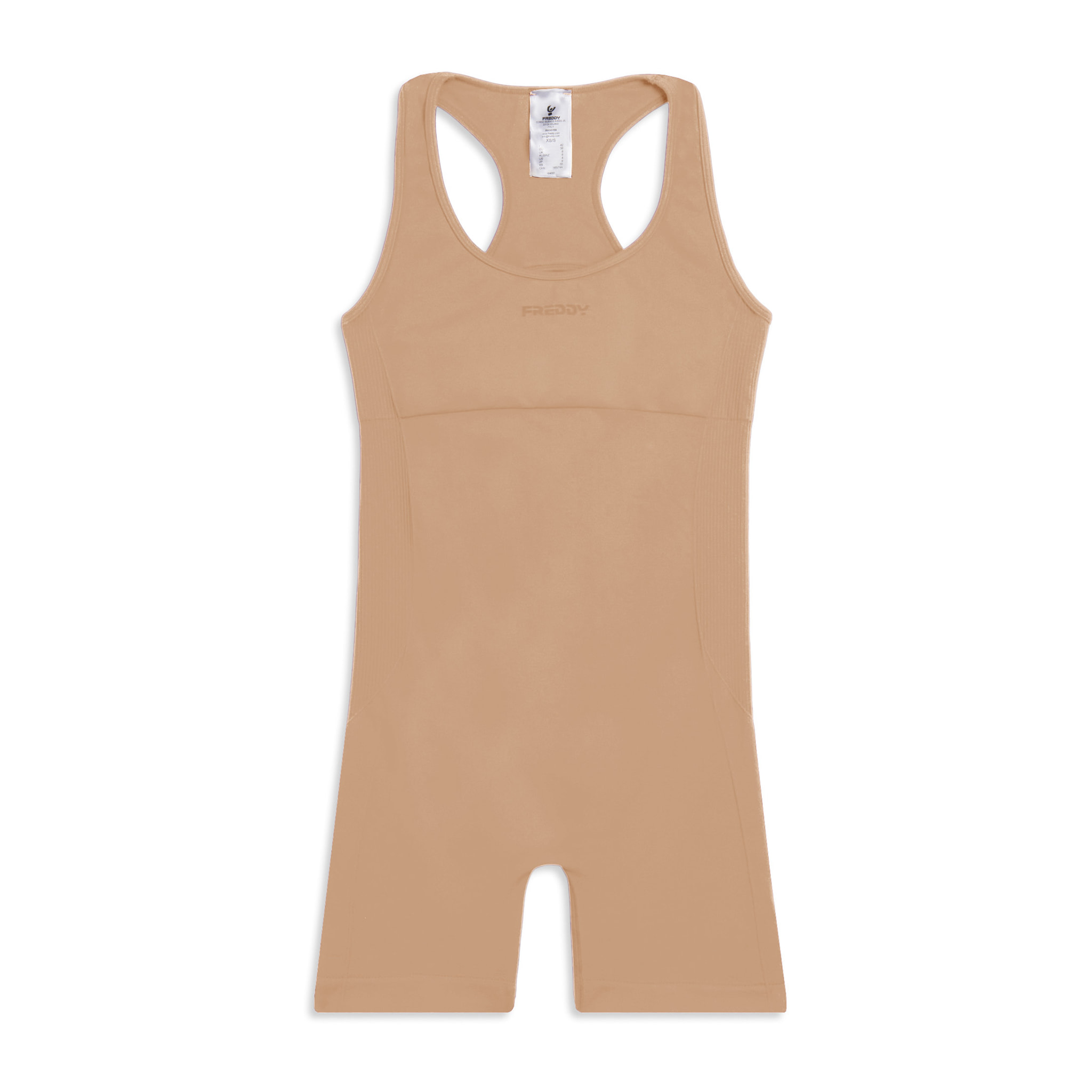 Tuta Jumpsuit Seamless Short con cut-out sulla schiena