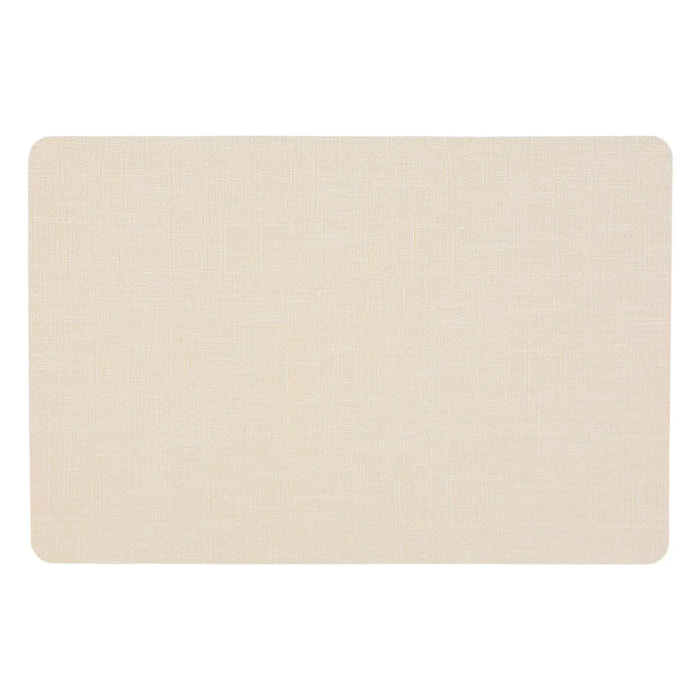 SET TABLE ESMEE BEIGE 45X30