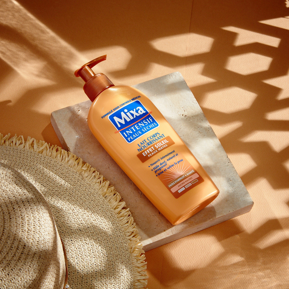 Mixa Lait Corps Effet Soleil peaux claires 250ml