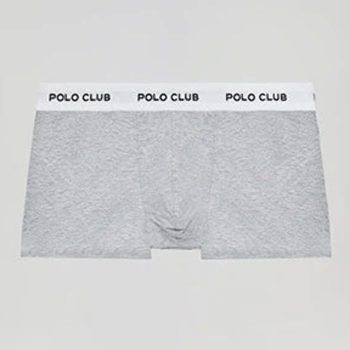 Boxer gris con logotipo Polo Club