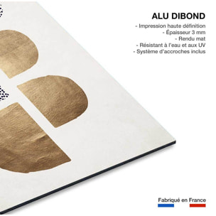 Tableau dessin Bauhaus Glitter Tableau alu Dibond