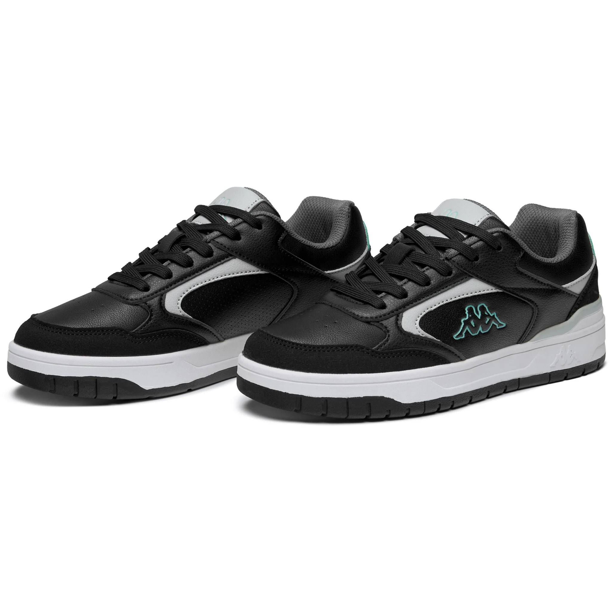 Kappa - Sneakers Uomo Donna Nero - Logo Manis 2.0
