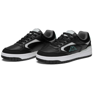 Kappa - Sneakers Uomo Donna Nero - Logo Manis 2.0