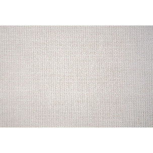 Lit avec sommier et tête de lit lisse - Toile nattée au style contemporain - Adapté à tous les matelas, montage rapide - Design épuré - Hauteur Totale : 39 cm