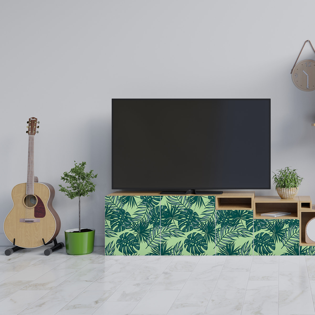 Sticker meuble tropical Makemo 40 x 60 cm