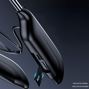 Cuffie M-518 con Bluetooth 5.3 e display digitale con inserimento di scheda.