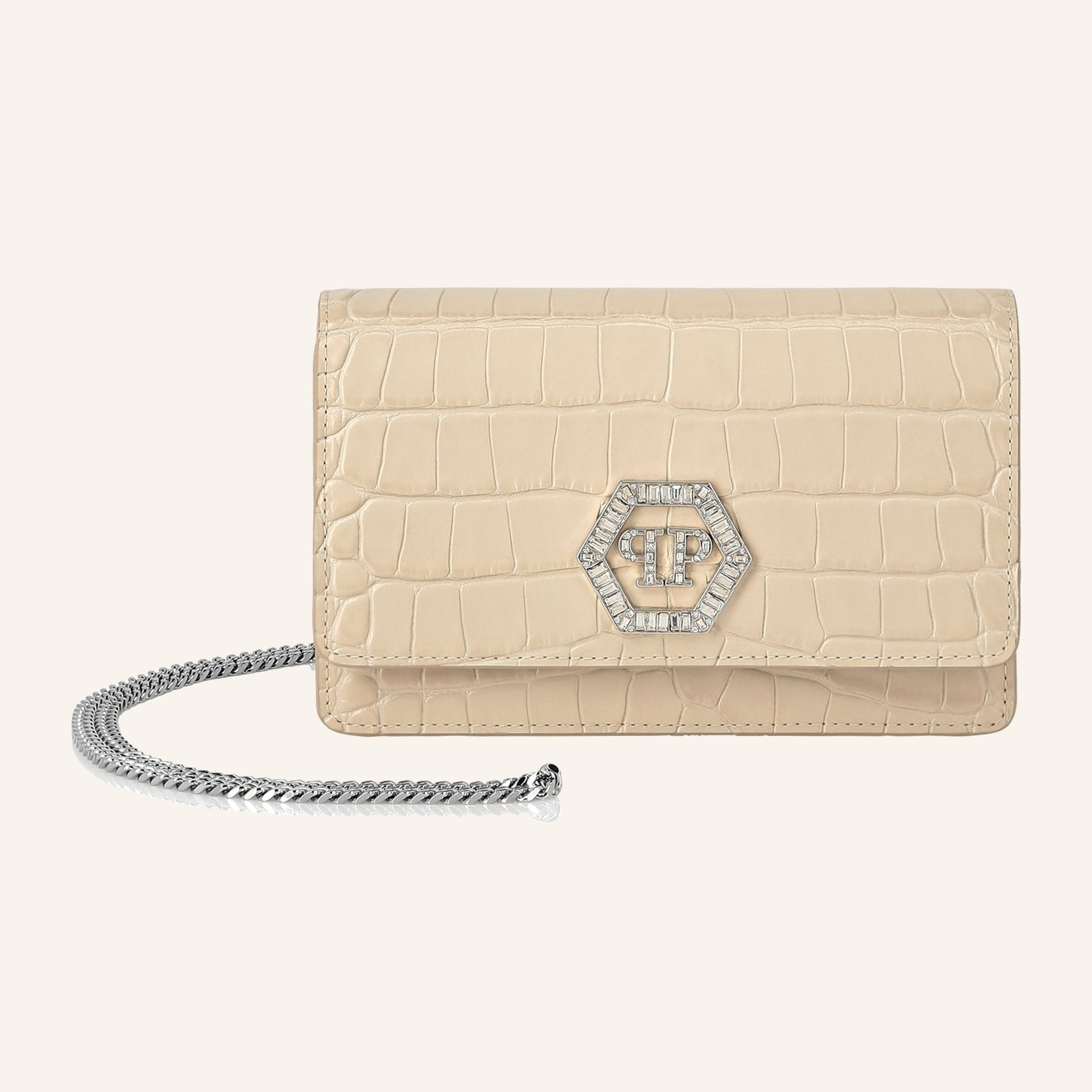 PHILIPP PLEIN Bolsa con solapa HEXAGON