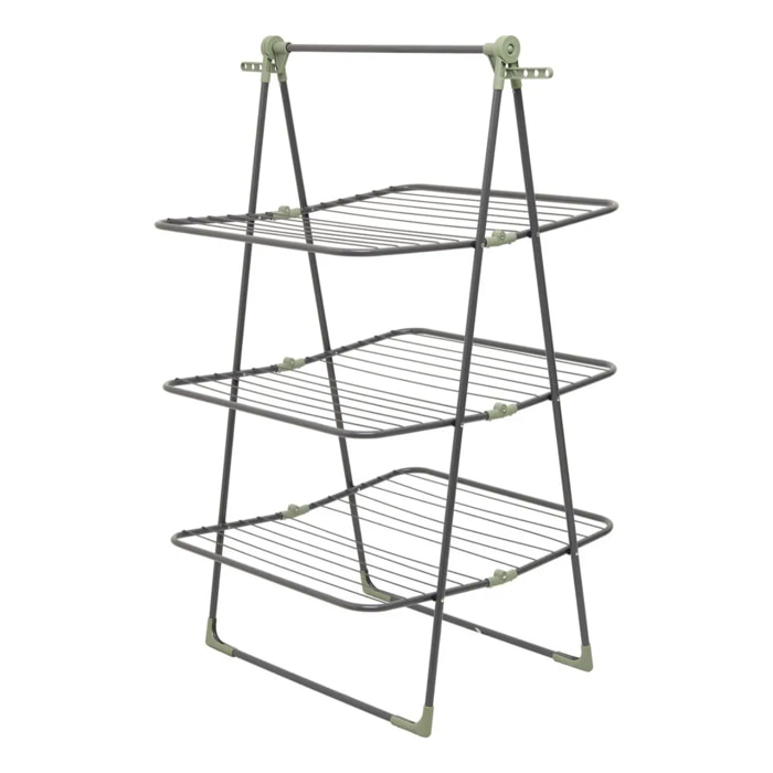Étendoir à linge Mojave Rectangulaire Gris H128 cm