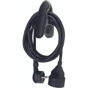 Rallonge WATT AND CO design clip 5m noir