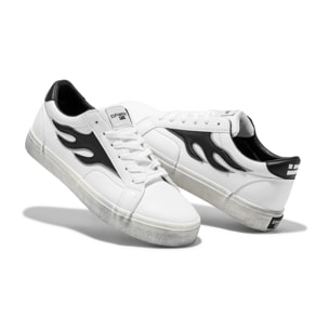 Zapatillas Bajas de Hombre Echo Flame Nap Blanco / Negro D.Franklin