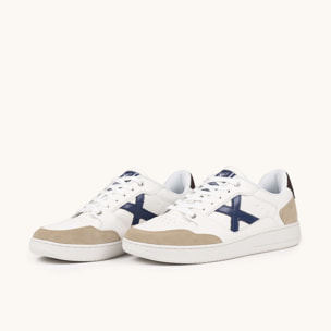 Sneakers de Estilo Tenis con Detalles en Marino y Marrón MUNICH LEGIT MAN 115