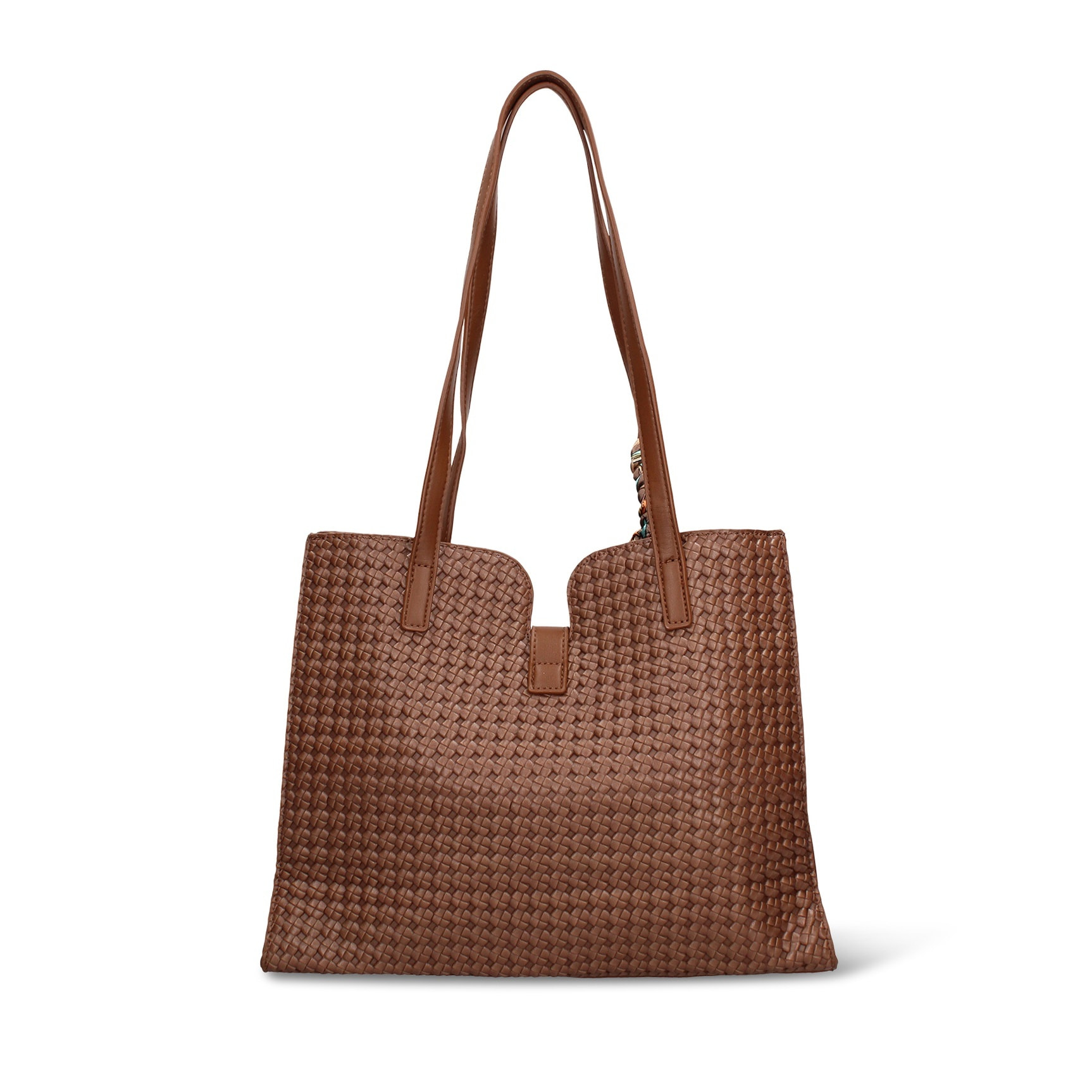 Borsa a mano da donna - Modello Edera Pro - Pelle vegana PU - 35.0 x 27.0 x 12.0 cm