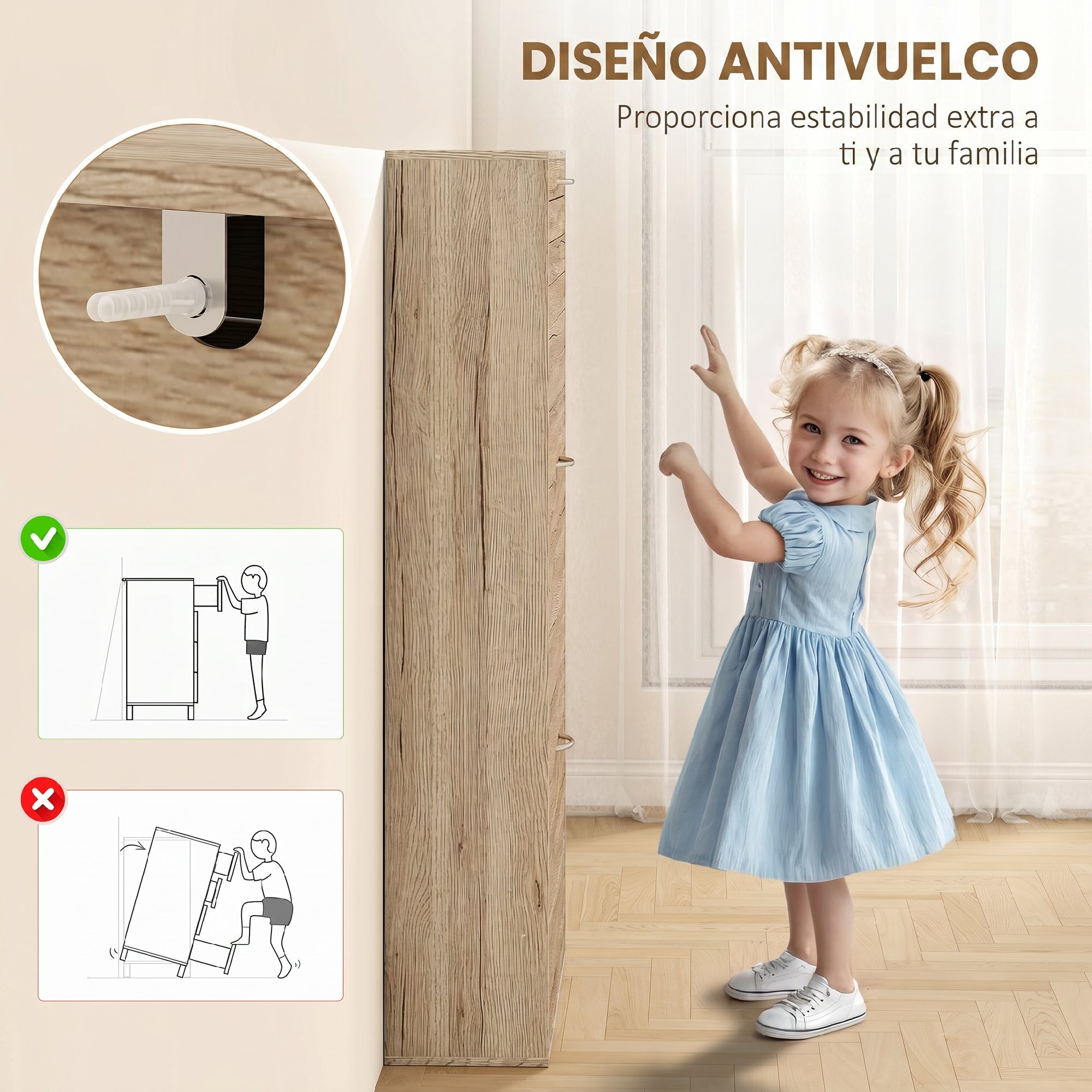 Zapatero Estrecho con 3 Puertas Abatibles, Zapatero Entrada Recibidor, Estantes Ajustables, para 12 Pares de Zapatos, para Pasillo, Espacios Reducidos, Roble