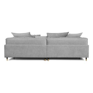 Canapé Droit Velours Fiorenzo - 4 places