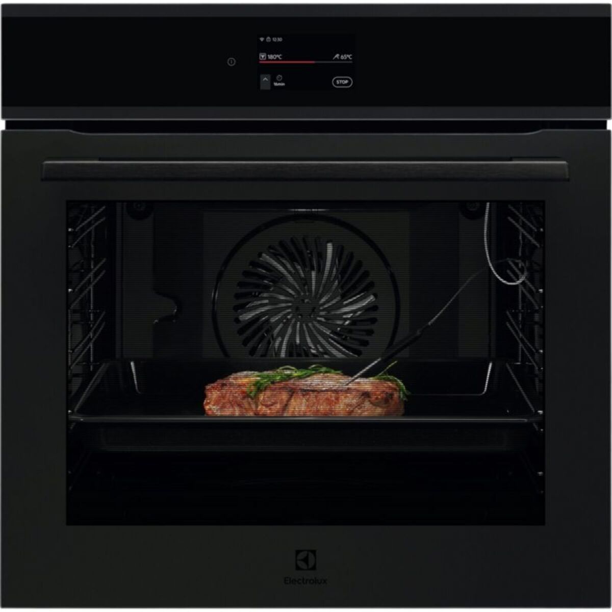 Four encastrable ELECTROLUX EOE9P3XT Pyrolyse Noir mat, Chaleur tournante et Sonde 71L