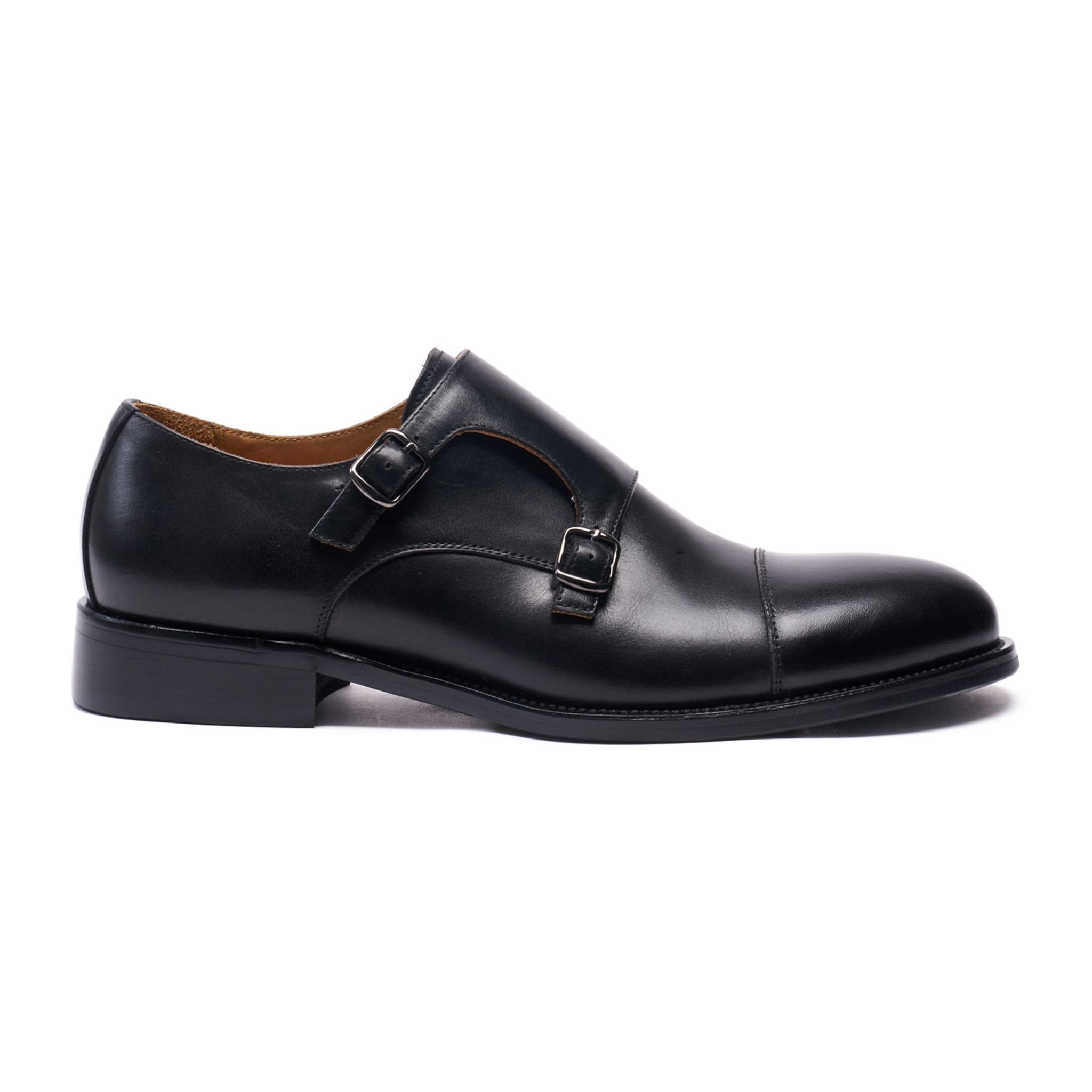 Monk strap British Passport Nero