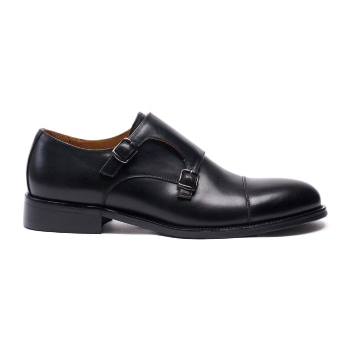Monk strap British Passport Nero