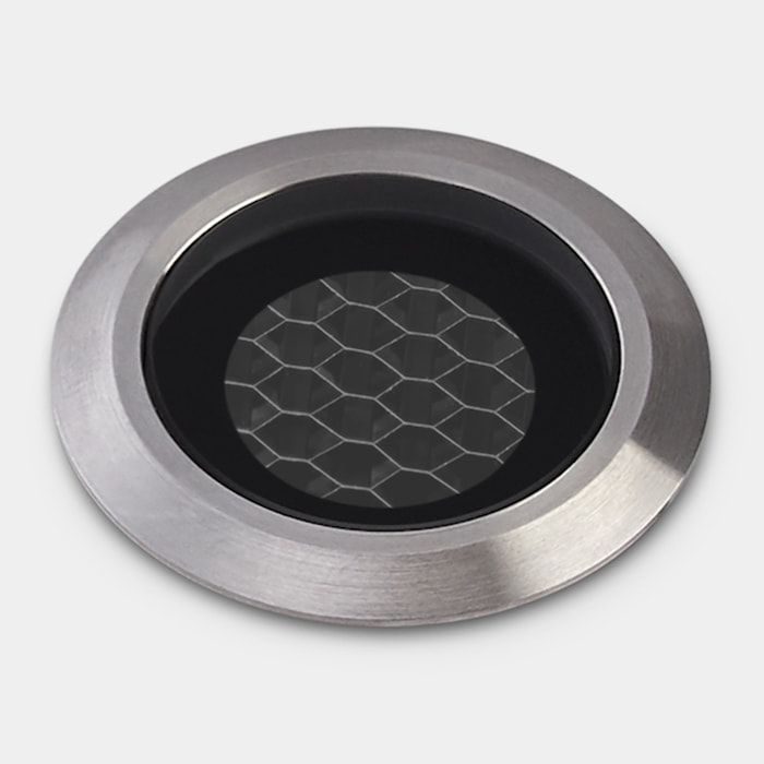 Ledsc4 LedsC4 - Foco Empotrable de Suelo Exterior, Acero Inoxidable AISI 316, 94 Lúmenes, 3000K, Resistente y Decorativo, Diámetro 30mm, Iluminación Eficiente y Moderna