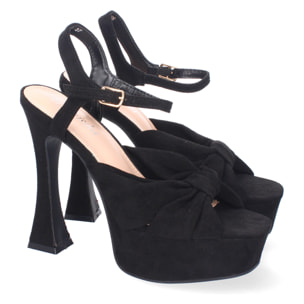 Sandalias con Tacón para Mujer, Comodos y Elegantes, Diseño Moderno con Lazo