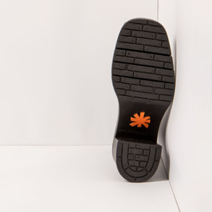Botines con tacón 1974 NAPPA SHINNY NAVY-BLACK/BERNA color Navy-black