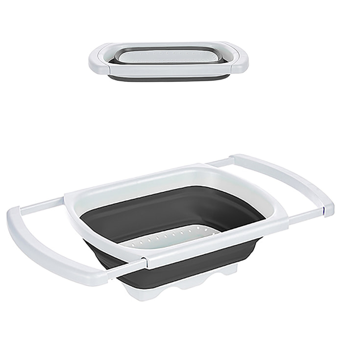 Colapasta rettangolare pieghevole e regolabile.