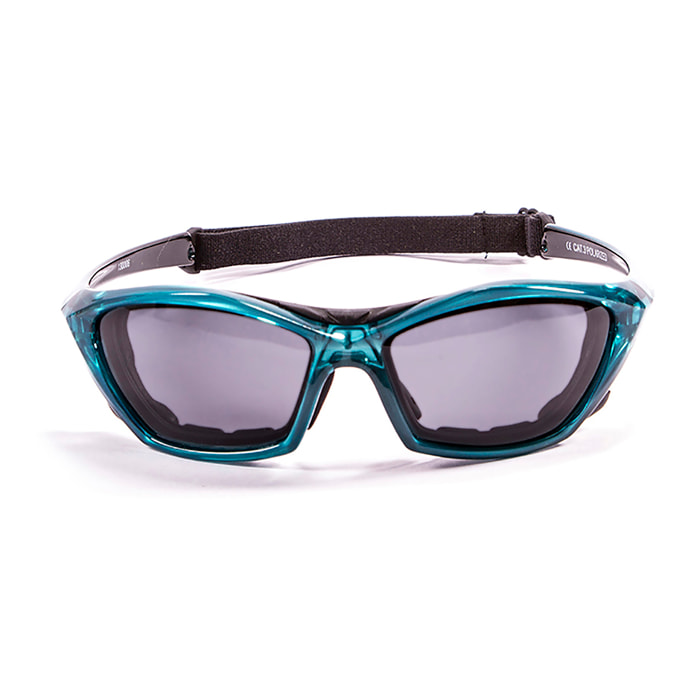 Gafas de deportes acuáticos OCEAN LAKE GARDA - Azul transparente / Ahumada