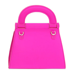 Mini bag fucsia in tessuto