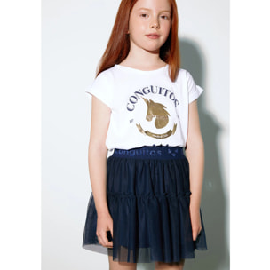 Conguitos - T-shirt a maniche corte casual stampata