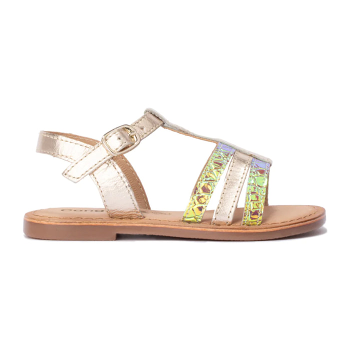 Sandali dorati per ragazze