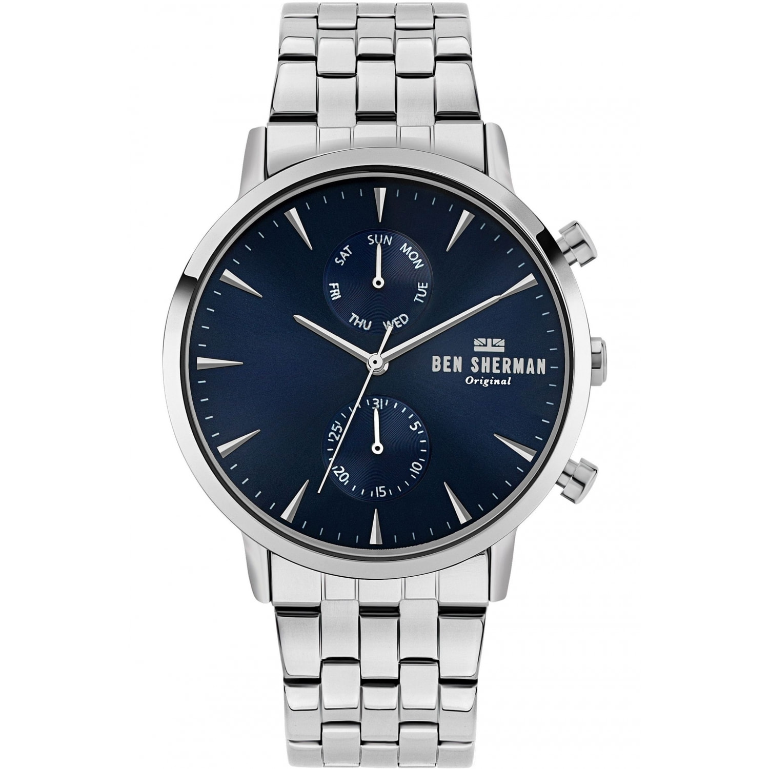 Reloj Ben Sherman WB041USM Hombre Analogico Cuarzo con Correa de Acero inoxidable