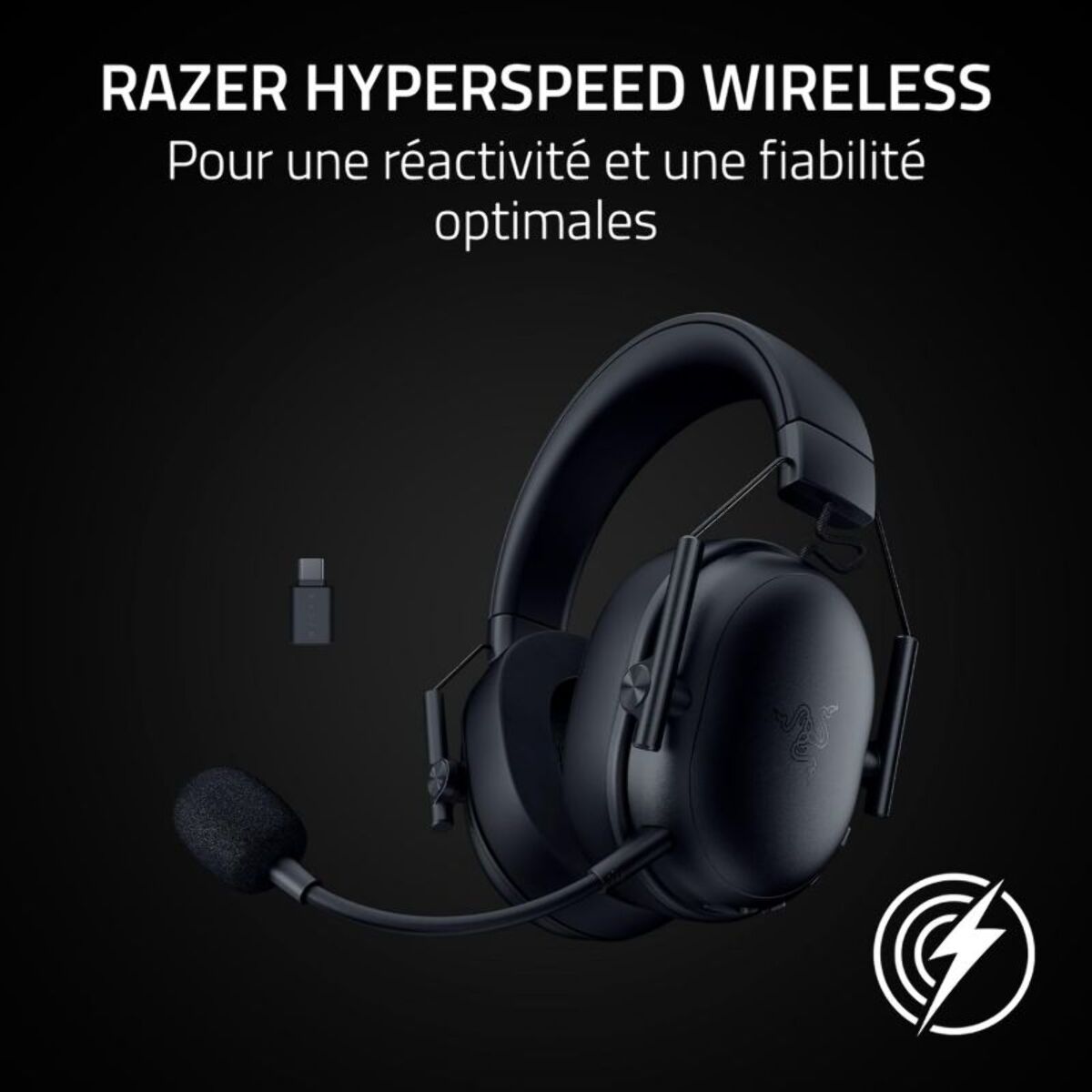 Casque gamer RAZER BLACKSHARK V3 X HYPERSPEED NOIR