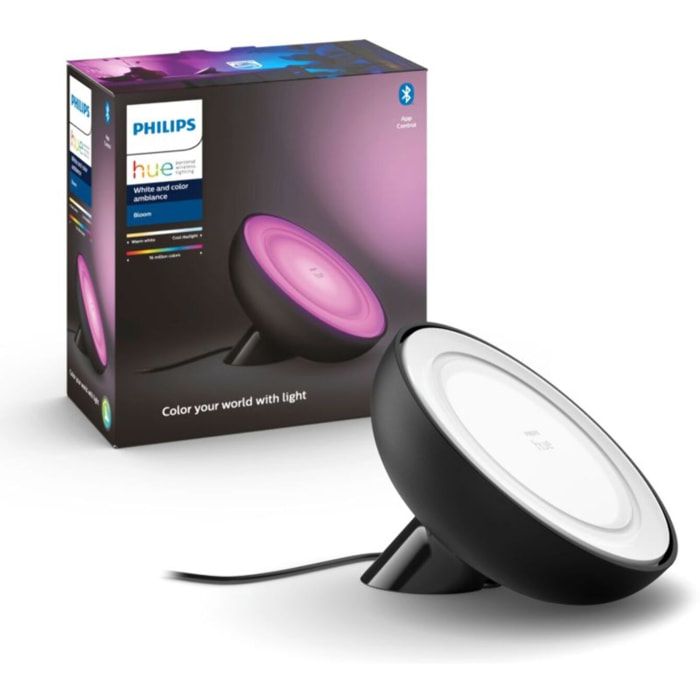 Lampe connectée PHILIPS HUE W&C Bloom Noir