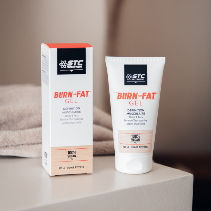 Burn Fat Gel - Gel Définition Musculaire - Spécial Abdos et Pecs - Flacon 200ml