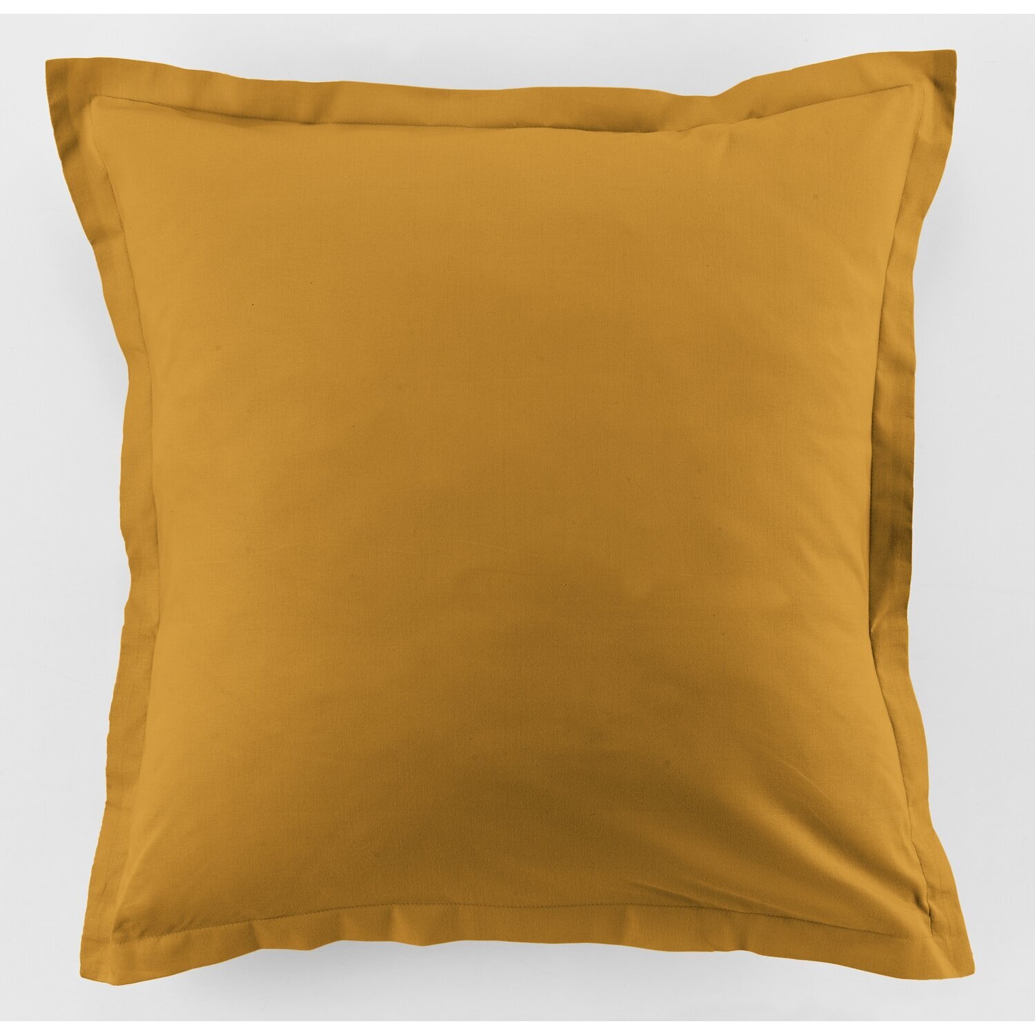 Parure de drap 1 pers 100% coton 57fils + 1 taie jaune safran