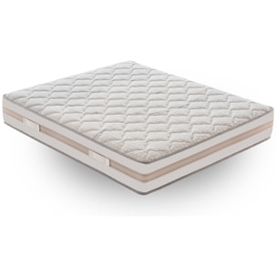 Materasso 120x190 800 molle insacchettate e Memory Foam - Alto 25 cm - 5 cm Memory Foam