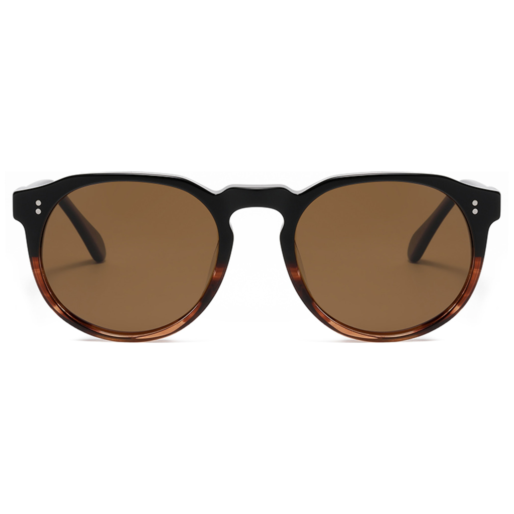 Gafas de sol PALO ALTO LOMBARD - Marrón rayada / Polarizada marrón