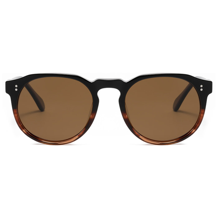 Gafas de sol PALO ALTO LOMBARD - Marrón rayada / Polarizada marrón