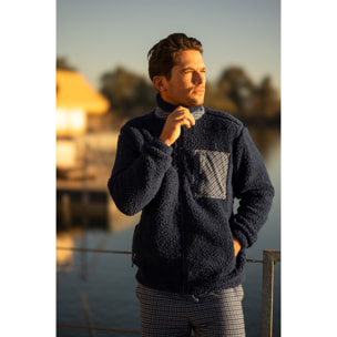 Giacca uomo nichy in eco pelliccia con zip Noidinotte