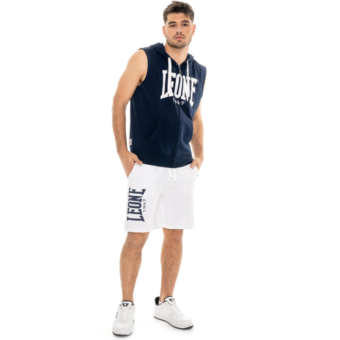 Pantalones cortos básicos para hombre Leone con logo grande